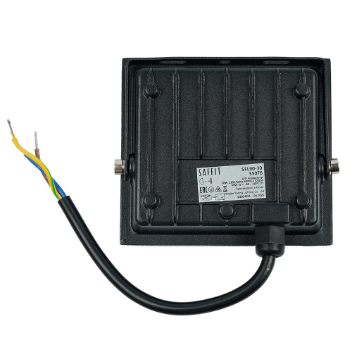 Светодиодный прожектор SAFFIT SFL90-30 IP65 30W 4000K черный фото 4