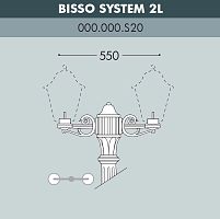 Fumagalli Консоль для паркового фонаря FUMAGALLI BISSO SYS 2L  000.000.S20.A0