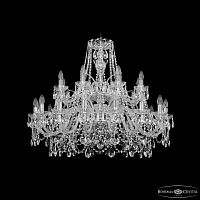 Люстра хрустальная 1411/16+8/360/2d Ni Bohemia Ivele Crystal (Богемия Ивеле Кристалл)
