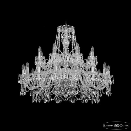 Люстра хрустальная 1411/16+8/360/2d Ni Bohemia Ivele Crystal (Богемия Ивеле Кристалл) Люстра хрустальная 1411/16+8/360/2d Ni Bohemia Ivele Crystal (Богемия Ивеле Кристалл)
