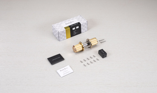 Дверная ручка Knob Brass Linear set of 2 фото 5