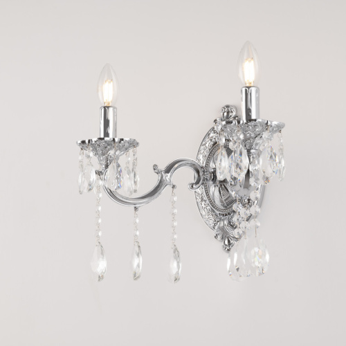 Бра с хрустальными подвесками AL7801B10/2/175 A Ni Bohemia Ivele Crystal (Богемия Ивеле Кристалл) фото 3