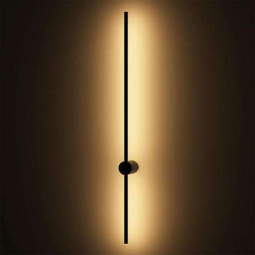 DK5014-BK Бра 1000 мм, 3000К, IP20, 12 Вт, черный, алюминий фото 3 DK5014-BK Бра 1000 мм, 3000К, IP20, 12 Вт, черный, алюминий фото 3