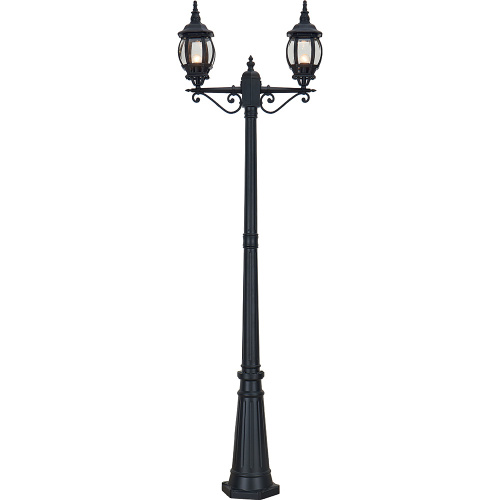 Светильник садово-парковый Feron 8114/PL8114 столб 2*100W E27 230V, черный фото 4