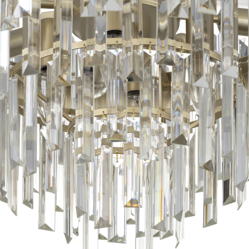 Citilux Лаура CL301292 Люстра хрустальная подвесная Шампань фото 6 Citilux Лаура CL301292 Люстра хрустальная подвесная Шампань фото 6