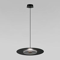 Подвесной светильник с металлическим плафоном 40030/1 LED / черный