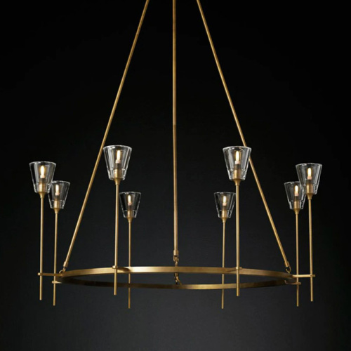 Люстра Torche De Verre 8 gold фото 6