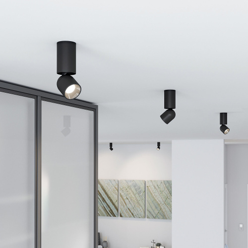 Светильник накладной поворотный светодиодный Spot 8W 4000K черный 25106/LED фото 4 Светильник накладной поворотный светодиодный Spot 8W 4000K черный 25106/LED фото 4