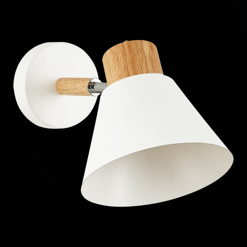 SLE103701-01 Светильник настенный Светлое дерево, Белый/Белый E27 1*60W BUVE фото 5