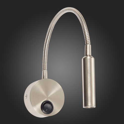 ST653.131.01 Светильник настенный ST-Luce Никель/Никель LED 1*3W 3000K Настенные светильники фото 3