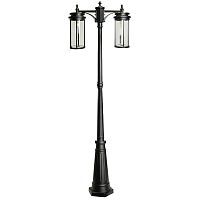 Светильник садово-парковый Feron PL788 столб 2*40W 220-240V E27, черный