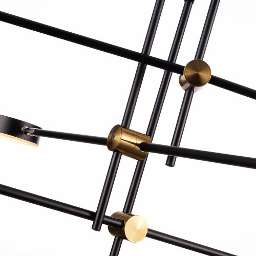 SL1604.432.06 Светильник потолочный ST-Luce Черный, Латунь/Черный LED 6*5W 3000K RODRIGO фото 7