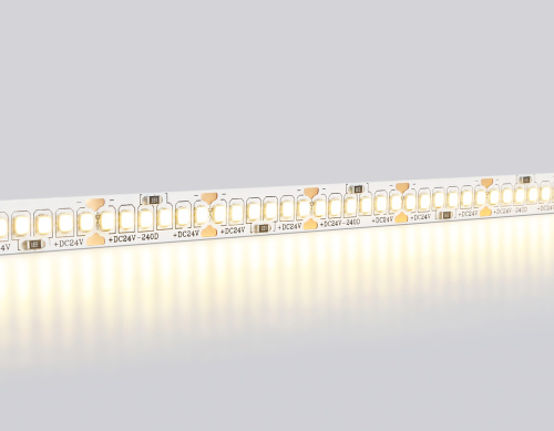 Светодиодная лента 24В 2835 240Led 20Вт/м 3000K IP20 5м фото 2 Светодиодная лента 24В 2835 240Led 20Вт/м 3000K IP20 5м фото 2