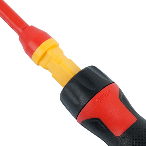 STLS005 Отвертка VDE со сменными битами до 1000В, 8 предметов фото 4 STLS005 Отвертка VDE со сменными битами до 1000В, 8 предметов фото 4