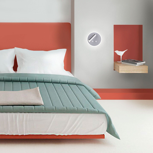 Настенный светодиодный светильник Tera LED серебро Tera LED серебро (MRL LED 1014) фото 6