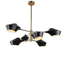 Подвесной светильник Lumina Deco Romina LDP 6037-6 BK+GD