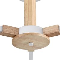 8095/3C MODERNI LN26 340 белый/белый металл, дерево/металл Люстра потолочная Е27 3*60W 220V COLANGE
