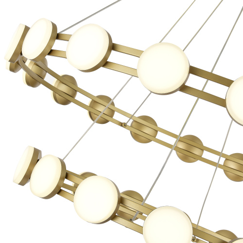 SL6610.203.36 Светильник подвесной ST-Luce золотистый/белый LED 1*70W 4000K MONRO фото 3 SL6610.203.36 Светильник подвесной ST-Luce золотистый/белый LED 1*70W 4000K MONRO фото 3