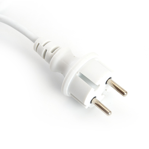 Сетевой шнур для гирлянд 3м, 2*0,5мм2, IP44, белый, DM403 фото 4