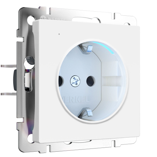 Розетка с подсветкой (белый матовый) W1171461 Розетка с подсветкой (белый матовый) W1171461