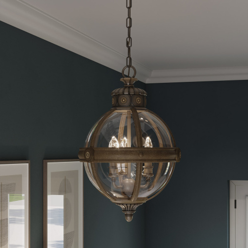 Подвесной светильник Feiss, Арт. FE-ADAMS-3P-BRZ фото 2