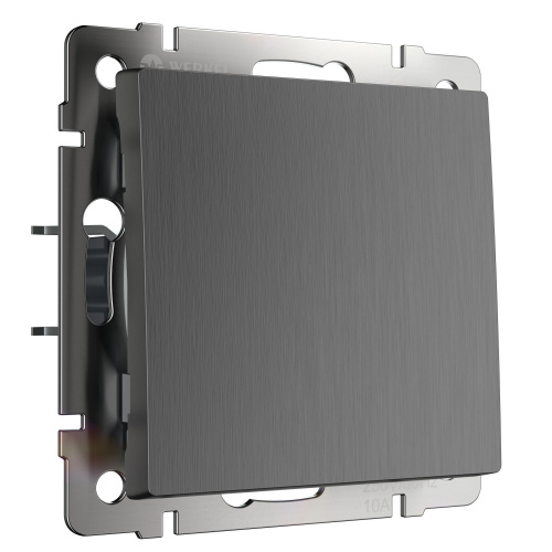 Выключатель одноклавишный (графит рифленый) W1110004 Выключатель одноклавишный (графит рифленый) W1110004