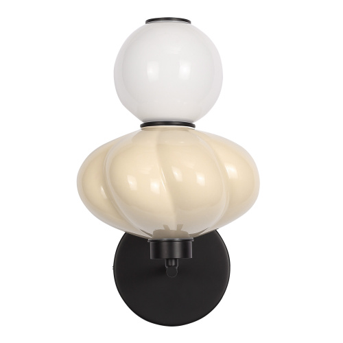 SL6134.411.01 Светильник настенный ST-Luce черный/желтый, опаловый LED 1*8W 3000K FLORENTINI фото 5