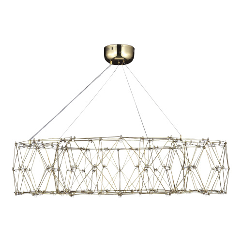 SL6602.203.72 Светильник подвесной ST-Luce Золотистый/Прозрачный LED 1*72W 4000K GRAVETTA фото 3