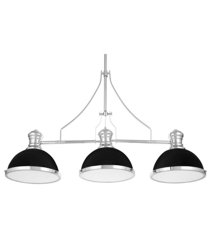 Подвесной светильник Lumina Deco Ettore LDP 710-3 BK+CHR фото 4