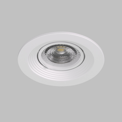 DK3029-WH Встраиваемый светильник, IP 20, 10 Вт, GU5.3, LED, белый, пластик фото 4