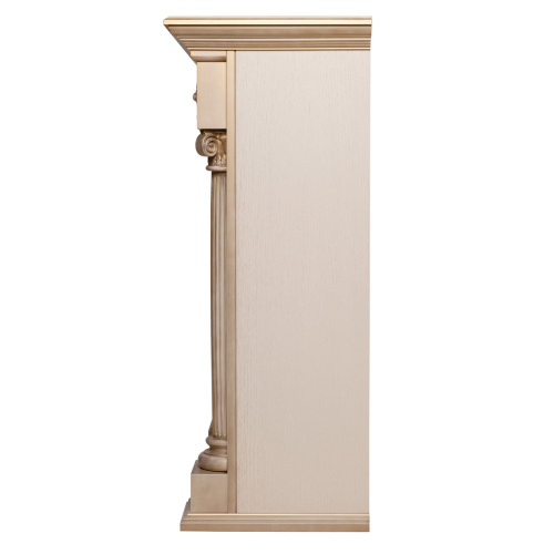 Каминокомплект LONDON/ЛОНДОН Бежевый дуб с золотой патиной с очагом Электроочаг FIRESTAR/ФАЕРСТАР 33 фото 7