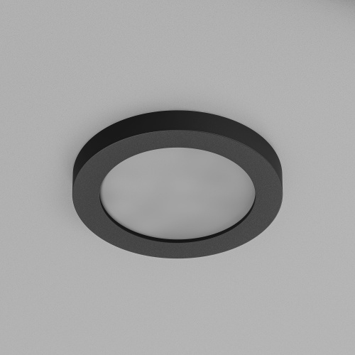 DK3012-BK Встраиваемый светильник влагозащ., IP 44, 50 Вт, GU10, черный, алюминий фото 3