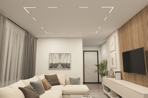 DK8014-WH Угловой светильник SMART LINEAR ANGLE 18W DIM 3000K-6000K, белый фото 2