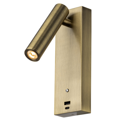 Citilux Декарт CL704433 LED USB Светильник с выключателем Бронза фото 2 Citilux Декарт CL704433 LED USB Светильник с выключателем Бронза фото 2