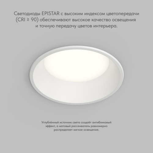Влагозащищенный светильник Denkirs Trim | ТРИМ DK2451-WH фото 3