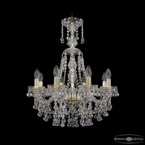 Люстра хрустальная 1409/8/195/XL-68 G Люстра хрустальная 1409/8/195/XL-68 G