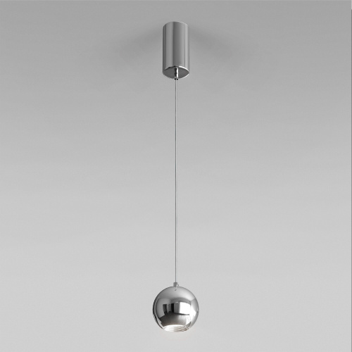 Подвесной светодиодный светильник 50215/1 LED хром фото 3
