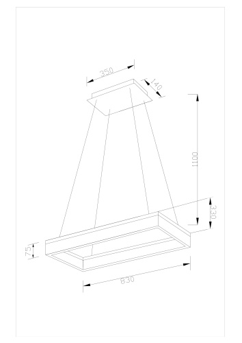 Светодиодный подвесной светильник Moderli V1730-PL Euro фото 2