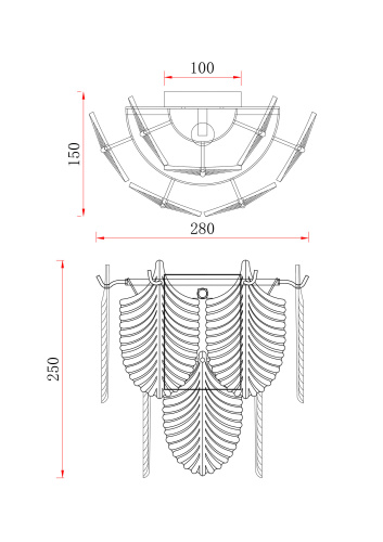 Настенный светильник (бра) Freya FR5143WL-01G фото 2