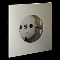 Накладка для розетки с заземлением S70 (шелк) Voltum VLS000604