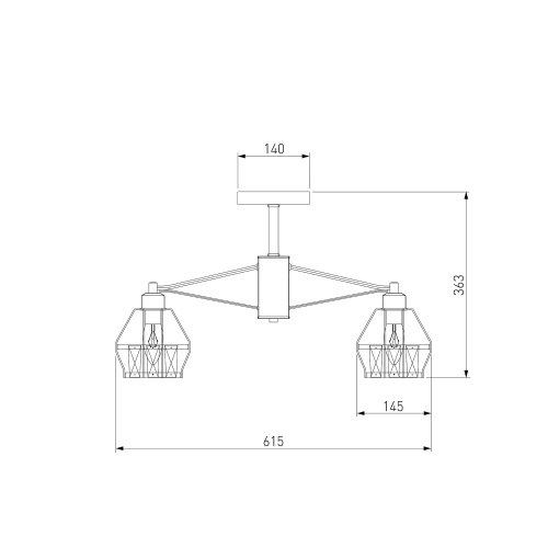 Потолочная люстра в стиле лофт 70075/5 черный фото 3 Потолочная люстра в стиле лофт 70075/5 черный фото 3