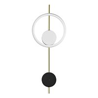 5691/13WL LEDIO LN26 445 белый, чёрный, золотой Настенный светильник LED 13W 3000K 220V MARQUE