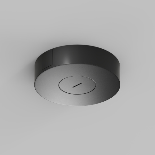 TR5510-BK Накладное основание с возможностью размещения блока питания и подачи питания треку-ремню Belty, серия Base, D205*H50мм, IP20, черный, алюминий TR5510-BK Накладное основание с возможностью размещения блока питания и подачи питания треку-ремню Belty, серия Base, D205*H50мм, IP20, черный, алюминий