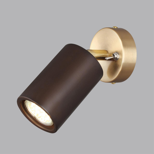 7062/1W MINIMA ODL25 217 Настенный светильник темное дерево/металл с выкл. IP20 GU10 LED 7W 220V CAUCHO фото 5 7062/1W MINIMA ODL25 217 Настенный светильник темное дерево/металл с выкл. IP20 GU10 LED 7W 220V CAUCHO фото 5