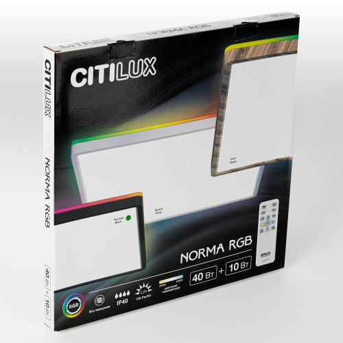Citilux NORMA CL749K401 RGB Светильник с пультом Чёрный фото 14 Citilux NORMA CL749K401 RGB Светильник с пультом Чёрный фото 14