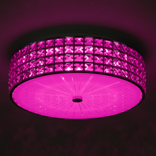 Citilux Портал CL32415G1 LED RGB Люстра хрустальная с пультом Хром фото 10