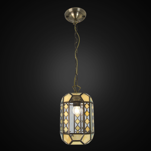 Citilux Фасет CL441111 Подвесной светильник витражный Бронза фото 2 Citilux Фасет CL441111 Подвесной светильник витражный Бронза фото 2
