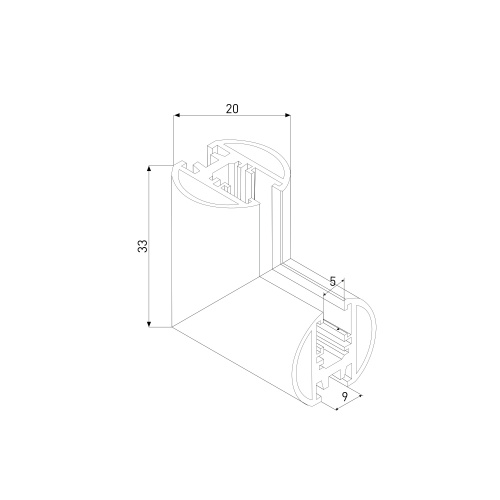 Mini Magnetic Коннектор угловой внутренний для накладного шинопровода Round черный 85216/00 фото 4 Mini Magnetic Коннектор угловой внутренний для накладного шинопровода Round черный 85216/00 фото 4
