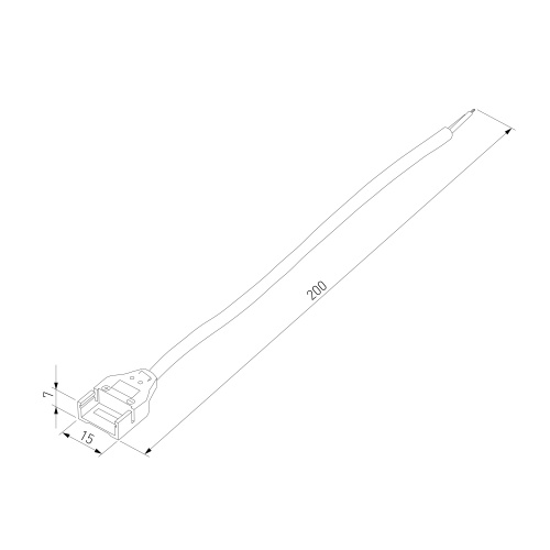 Коннектор для лент COB 24V 480Led 14W IP68 гибкий односторонний 95133/00 фото 4 Коннектор для лент COB 24V 480Led 14W IP68 гибкий односторонний 95133/00 фото 4