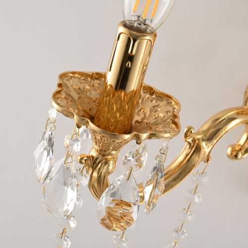 Бра с хрустальными подвесками AL7801B14/2/175 A G Bohemia Ivele Crystal (Богемия Ивеле Кристалл) фото 9